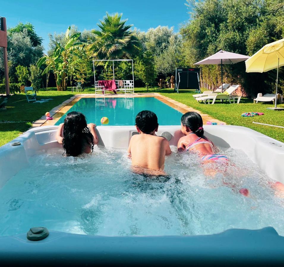 Ilafe Farmhouse, Villa Avec Piscine Chauffee Privee Et Jacuzzi Pour Familles Marrakesz Zewnętrze zdjęcie