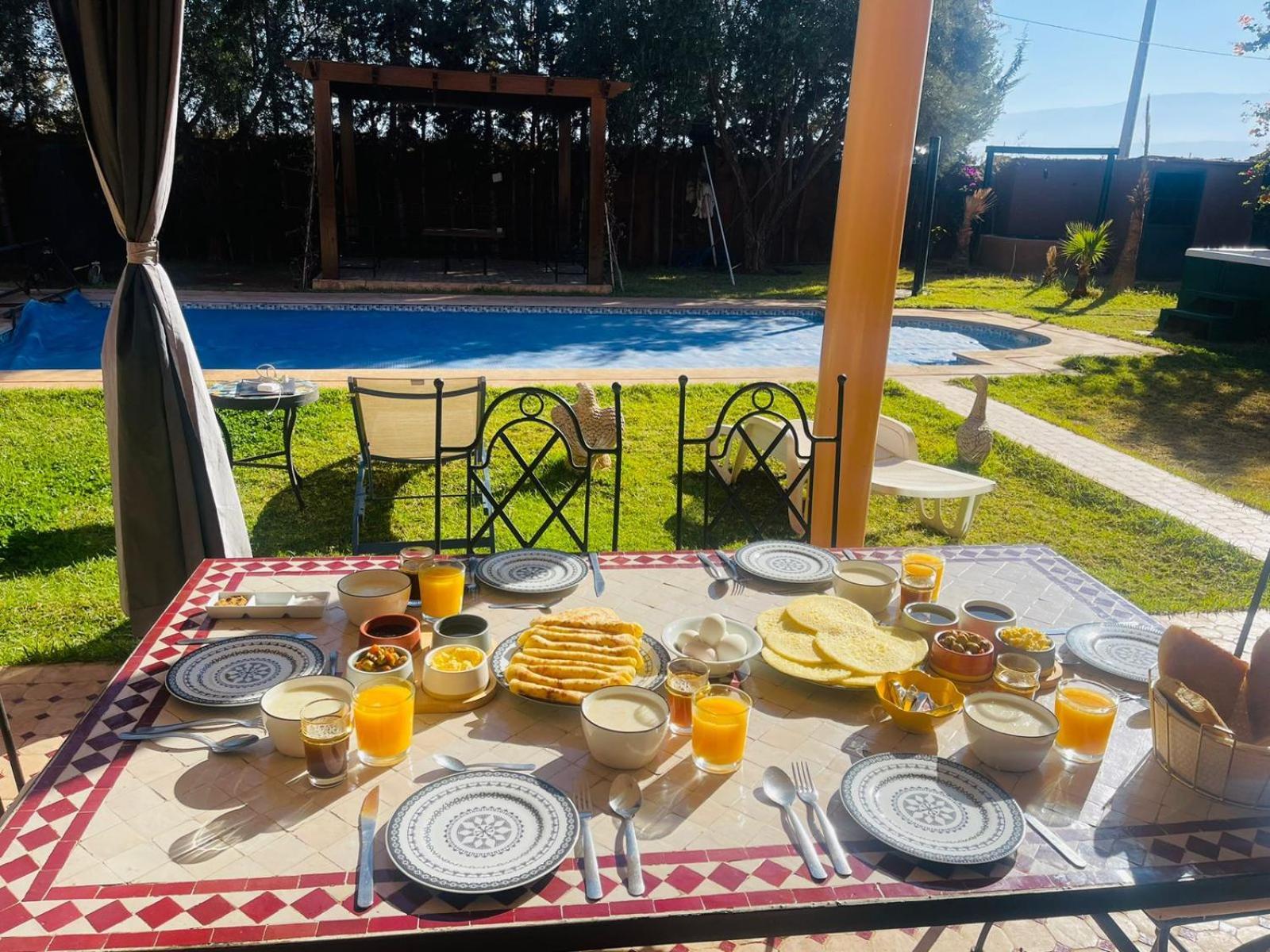 Ilafe Farmhouse, Villa Avec Piscine Chauffee Privee Et Jacuzzi Pour Familles Marrakesz Zewnętrze zdjęcie